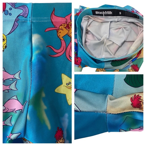 Blackmilk Disney The Little Mermaid Leggings pants sz Small - multicolored - Picture 16 of 16